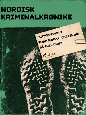 cover image of "Sjokkbrekk" i elektronikkforretning på Sørlandet